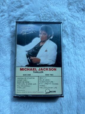 Vintage 1982 Michael Jackson Thriller Cassette Tape Original Canadian Pressing